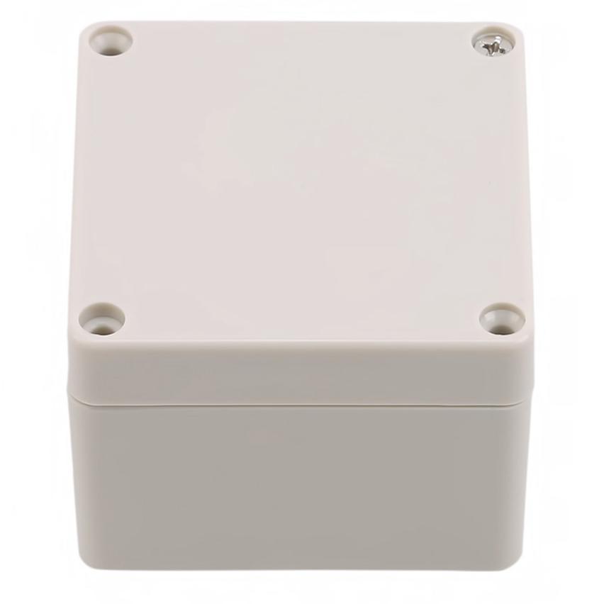 White Junction Box Waterproof UV-Anti 1Pc Sealed Cable Branch Boxes Electrical Project Box
