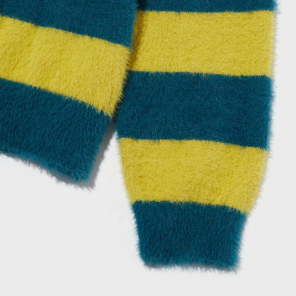 WMC Hairy Stripe Knit_Green