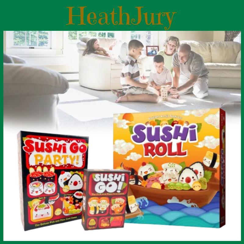 Stolní hra Sushi Go Party se světlými barvami pro setkání dětí a teenagerů