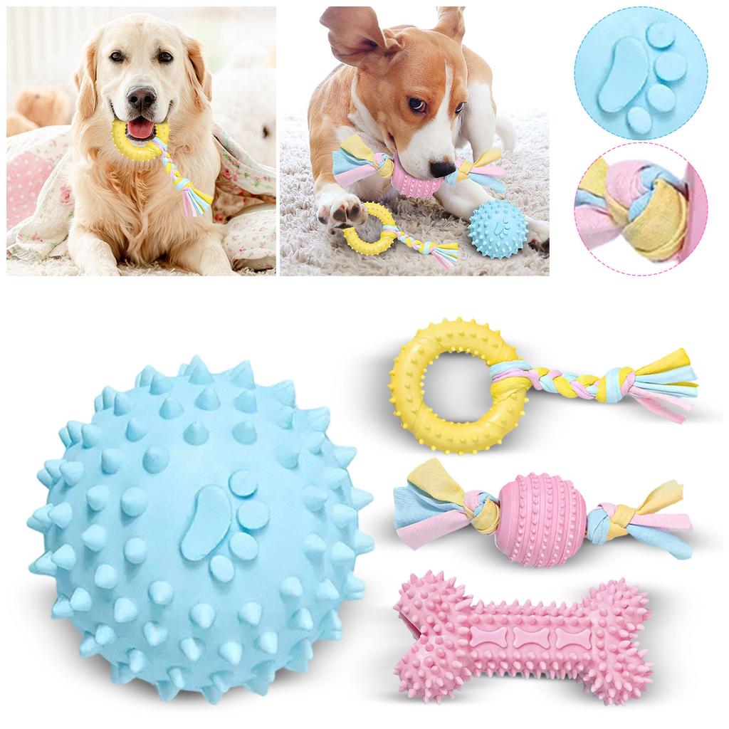 Durable Dog Chew Toy Bone Shape with Textured Surface for Dental Health and Interactive Play Suitable for Aggressive Chewers