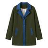 Women's Casual Denim Patchwork Jacket for Daily Wear