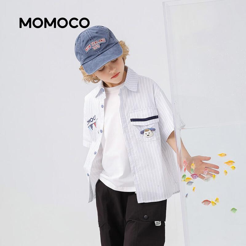 MOMOCO Boy's Cotton Short Sleeve Shirt