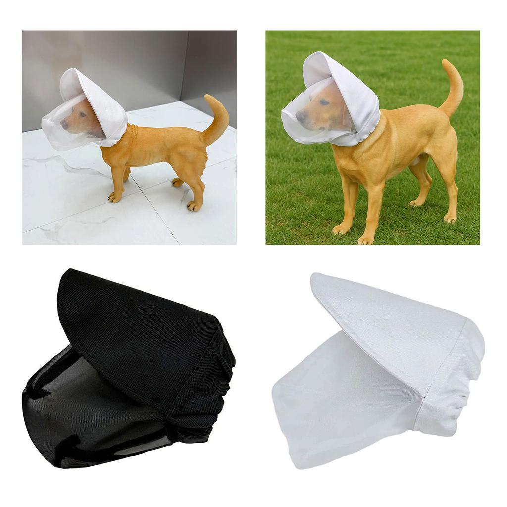 Mosquitoes Prevent Pet Recovery Headgear Breathable Chew Resistant Dog Mask With Insect Protect Technology For Outdoor