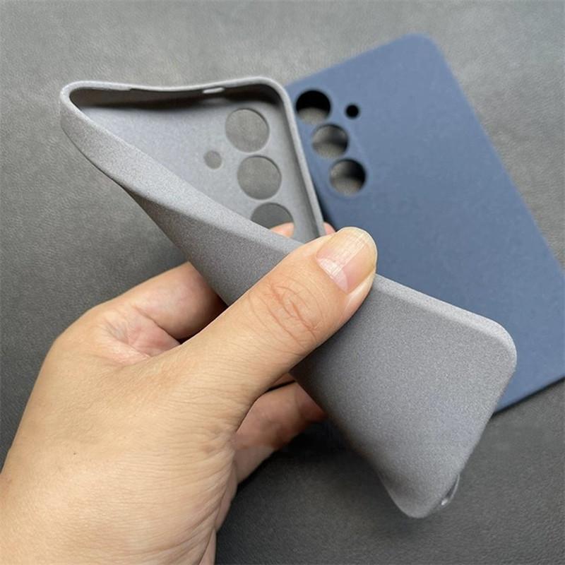 Minimalist Matte Frosted Soft Sandstone Case for Samsung Galaxy S26Ultra S25Edge S24 S23 S22 S21 Plus FE Note20 Shockproof Cover