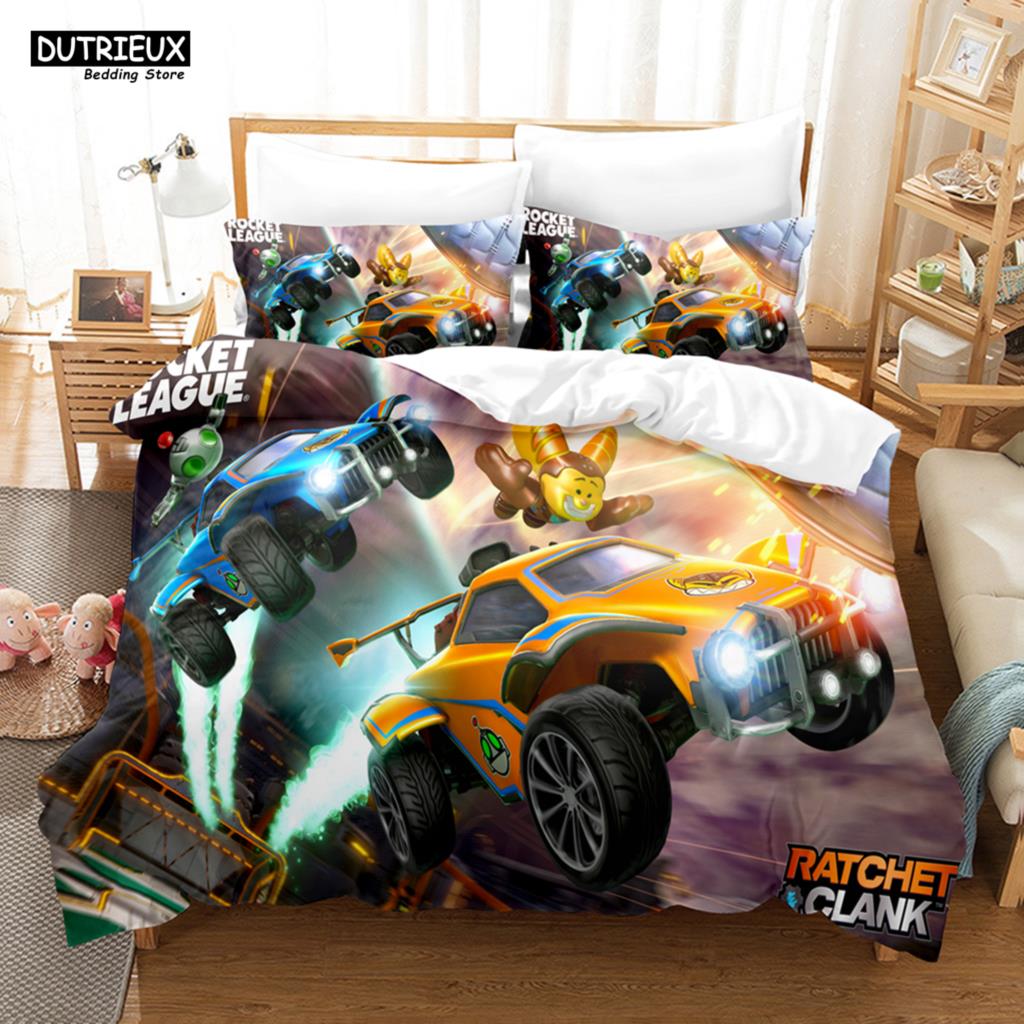 Set Biancheria Da Letto King Size Per Bambini Con Motivo Sollevamento Pesi - 100% Cotone, Morbido