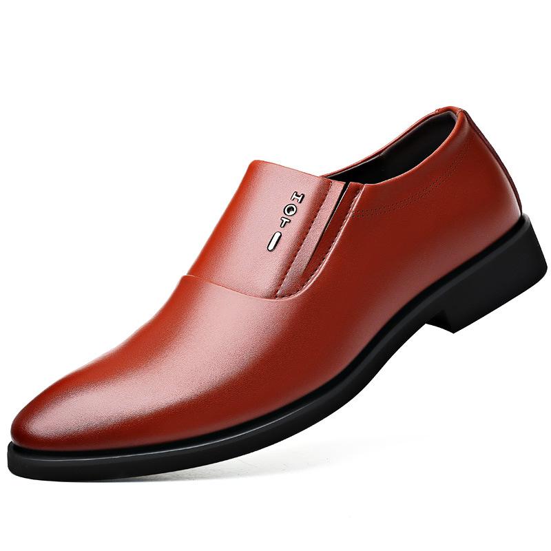 Leather shoes men's 2020 new handmade joints business dress leather shoes men shoes men's shoes