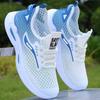 Summer men's ice silk mesh shoes hollow breathable sports shoes soft sole student running shoes casual shoes
