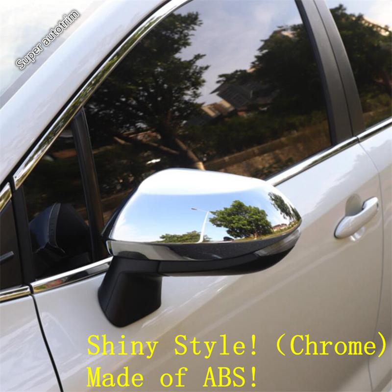 Car Rearview  Side Turn Signal Mirror Cap Case Protective Cover Trim ABS Chrome Accessories For TOYOTA Sienta XP170 2015 -