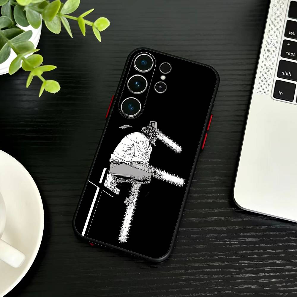 

B-Reze C-Chainsaw Man Phone Case For Samsung S26,S25,S24,S23,S22,S21,S20,Ultra,Plus,FE Black Soft Cover Samsung S22ULTRA5G