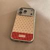 Red star contrasting color is suitable for Apple 17promax mobile phone case iphone16 magnetic suction bracket 13 electroplating personality 15