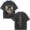 Esquie Clair Obscur Expedition  Vintage Washed T Shirts Mens Women Clothing Fashion Harajuku Short Sleeve Tshirt Streetwear