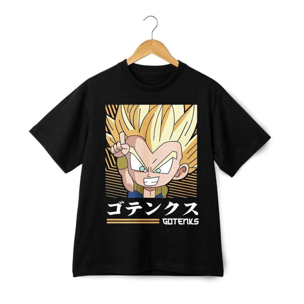 

Аниме Футболка Готенкс - Супер Сайян Чиби Графическая футболка Унисекс Уличная одежда 3XL
