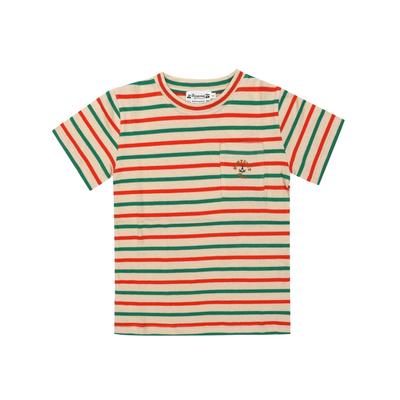 BonpoinT Boys Kids ShorT Sleeve T shirT sTripe c05bTsk00001