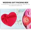 Empty Heart Shaped Box: Present Decorative Boxes with Lids for Valentines Day, Wedding, Bridal Shower, Anniversary, Birthday Party Goodie Boxes