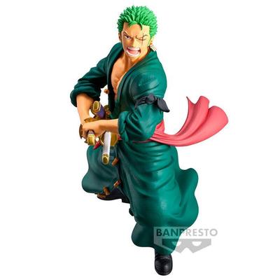 Figurine - Banpresto - One Piece Grandista - Roronoa Zoro - Green - 12 Years and Over