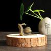 Vintage Teeschnecken-Ornament aus reinem Kupfer, Mini-Schneckenfigur, Tee-Haustier-Teezeremonie-Kollektion, Dekoration für den Schreibtisch
