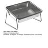 304 Stainless Steel Dog Basin 25cm Extra-Large Feeding Mouth 15-Degree Tilt Design Dog Dish with Dustproof Cover