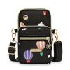 Balloon Printed Women Mini Mobile Phone Bag Crossbody Shoulder Bag Hanging Neck Coin Purse Arm Bag Pouch