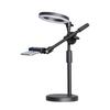 Supporto per Smartphone Mobile per Porta Cellulare con Luce ad Anello LED, Impugnatura e Miglioramenti di Bellezza per Live Streaming Professionali