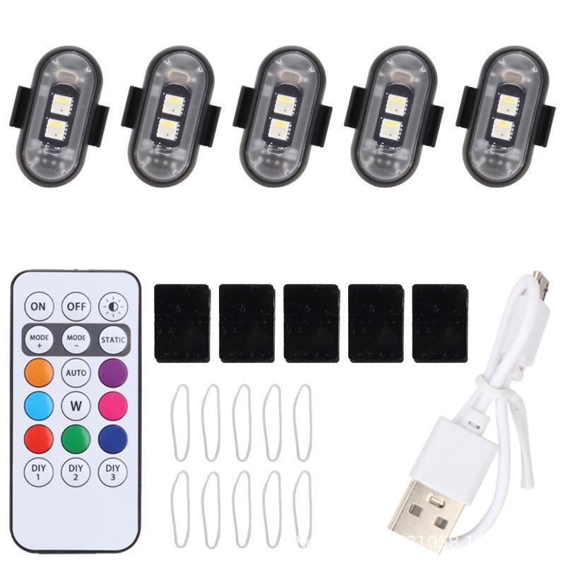 Wireless Multi-Color LED Flashing Light for Airplanes, Cars, Motorcycles, and Drones