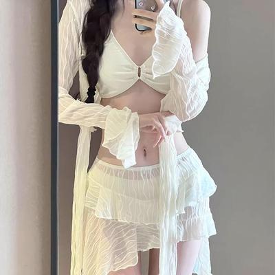 Moonlight Series: 2025 Fairy Style Women's Four-Piece Swimsuit Set