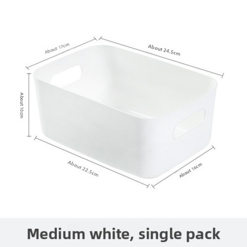 Kleinteile-Aufbewahrungskörbe, Kosmetik und Snacks, Schreibtisch- und Wohnheim-Aufbewahrungsboxen, Haushalts-Kunststoff-Aufbewahrungsboxen