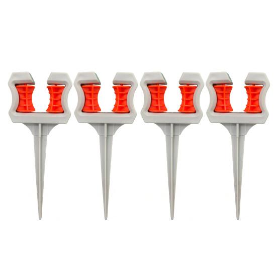 Garden Hose Guide Spike, Watering Hose Guide with Rollers, Water Pipe Holder Stake, Protect Plants And Prevent Tangles for Outdoor Yard