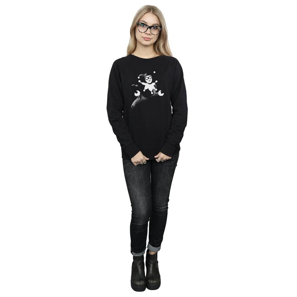 DC Comics Damen/Damen Harley Quinn Spot Sweatshirt