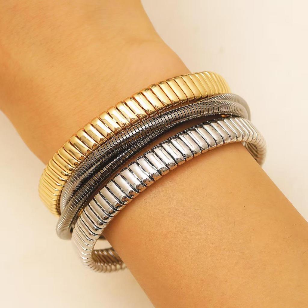 European-American Metal Punk Spring Necklace Bracelet