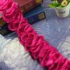 1Meters/lot 10cm Wide Colorful Satin Wave Three-dimensional Lace DIY Performance Costume Dance Dress Skirt Lace