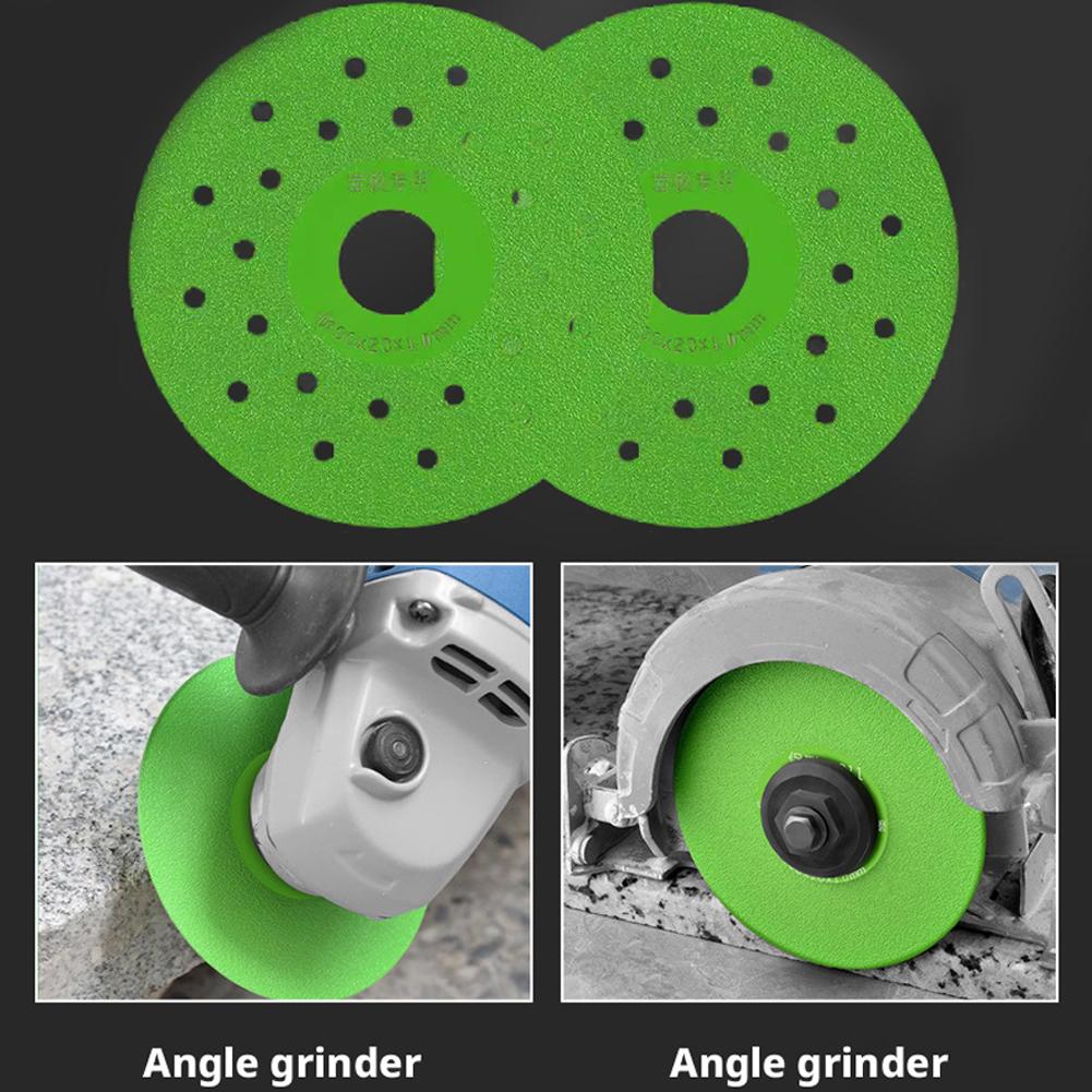 Super Thin Diamond Cutting Disc for Porcelain Tile Ceramic Glass, 4/4.5/5 Inch Heat-Resistant Saw Blade for Angle Grinder