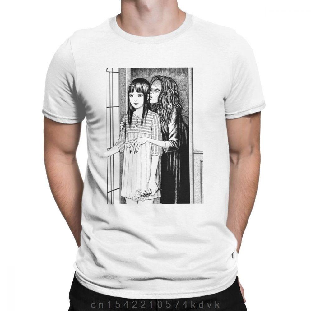 Unisex Junji Ito T Shirt Tomie Japanese Kago Unisexga Horror Tomie Harajuku Cotton Clothing Short Sleeve Tees Party TShirts