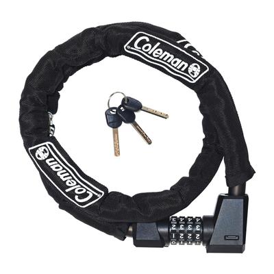 Coleman Hybrid Bicycle MySet Combination Lock with 110cm 18mm for and Easy To Long and Portable for Sport Cross Road and Mountain Lock, 4-Digit Key,