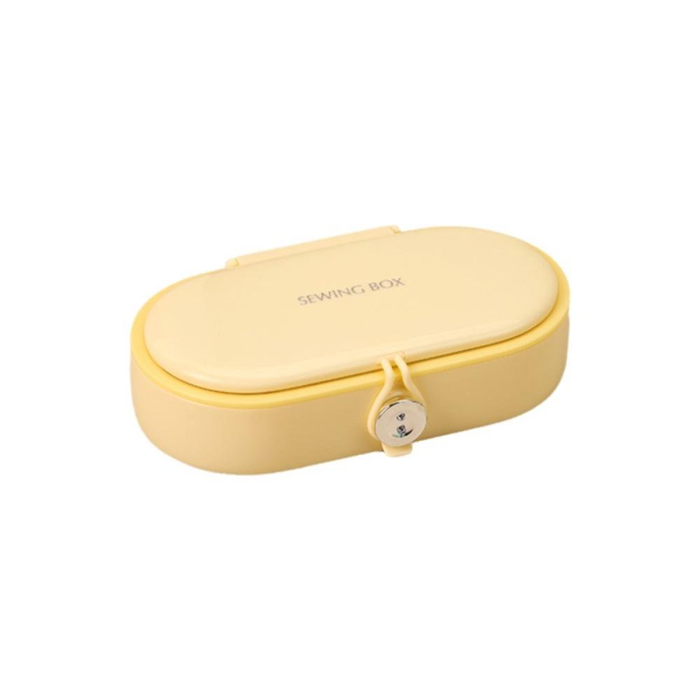 

Ручные швейные иглы Мини набор для шитья Портативный набор ручных швейных инструментов Бытовой жёлтый