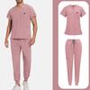 Mens' Comfortable And Casual Solid Color Short Sleeved Pants Protective Suit Set