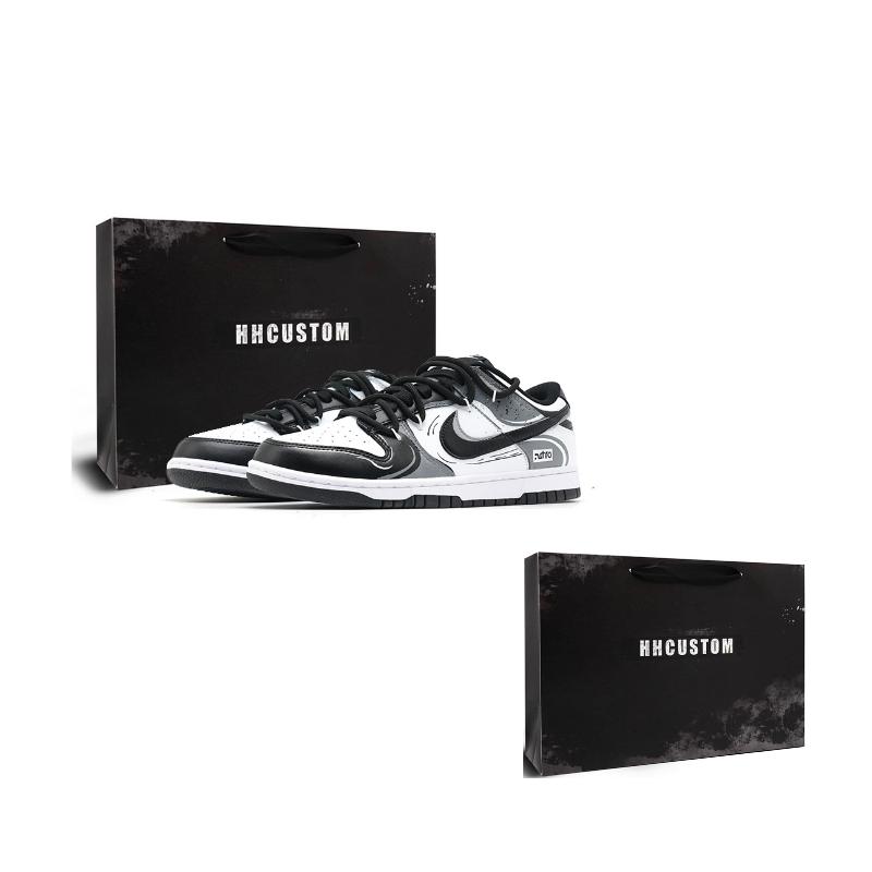 Nike Dunk Turing Test Синтетическая кожа Нескользящая Износостойкая Низкие Скейтбордические кроссовки Унисекс HF5441-100(Team1727-) 35.5