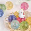 [Glittery Bouncing Balls] 20pcs Colorful Glittery Bouncing Balls-Assorted Rubber Party Favors,27mm Sparkling Multi-Colored Balls