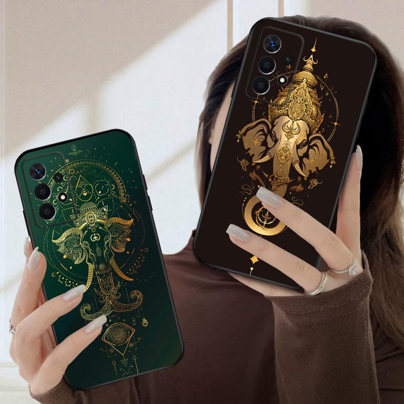Cartoon Elephant For Samsung A03 Core A 04 05 06 12 14 15 16 22 23 Galaxy A25 26 4G 34 35 52 53 56 71 73 90 5G soft phone case