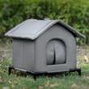 Outdoor Cat House Winter Insulated Warm Cat Shelter Weatherproof Cat Tent for Garden Porch Backyard Patio Pet House