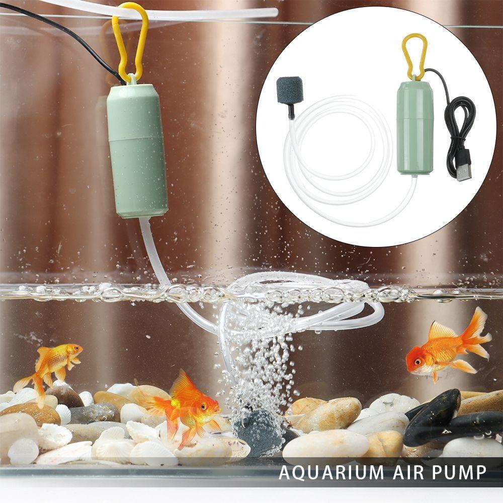 1Pcs Silent Air Compressor Fish Tank USB Aerator Oxygenator Durable Oxygen Air Pump