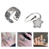 Five-Pointed Stars Finger Rings Jewelry Adjustable Punk Finger Rings Gift
