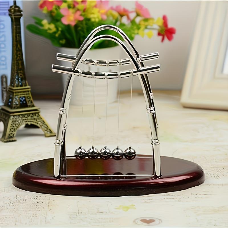 Perpetual Motion Collision Ball (Newton Cradle) - Balance Steel Balls, School Physics Teaching Pendulum Toy & Home Decoration