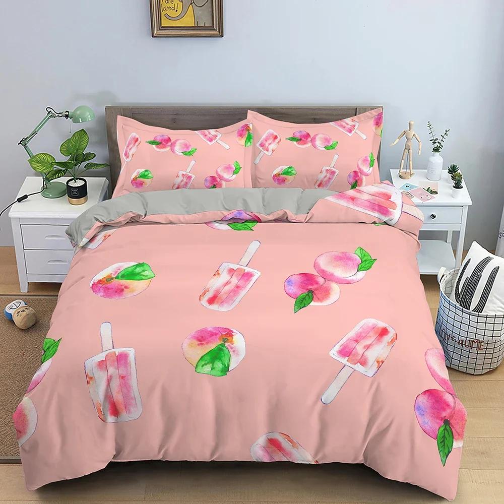 Modern Bedding Set Floral Pattern Duvet Cover Bedroom 3D Comforter Covers Single Twin King Size Quilt Cover Home Textile 2/3PCS