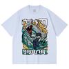 230 g/m² 100 % Baumwolle Demon Slayer V103 Obanai Druck Unisex Schweres Baumwoll-T-Shirt