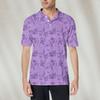 Men's Fashion Printed Short Sleeve Soft Cotton Collar Shirt