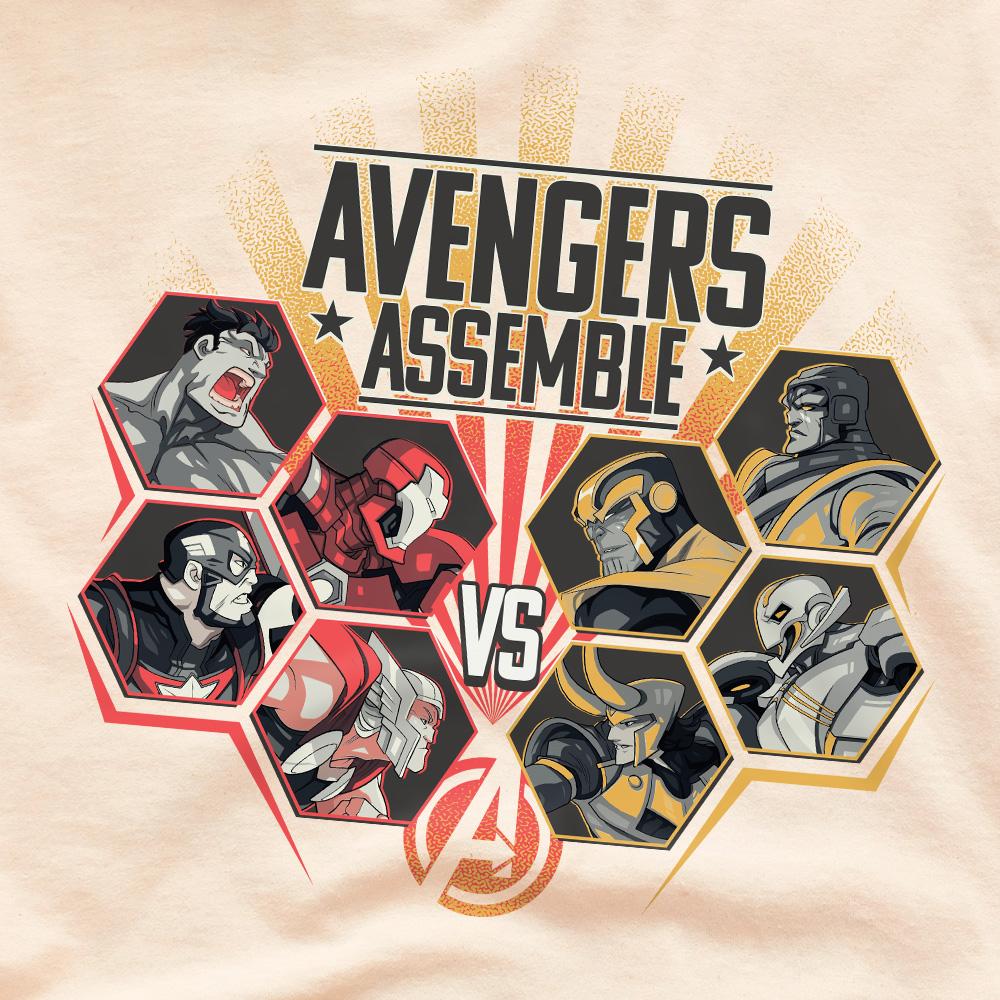 Avengers Mens Vs Villains T-Shirt