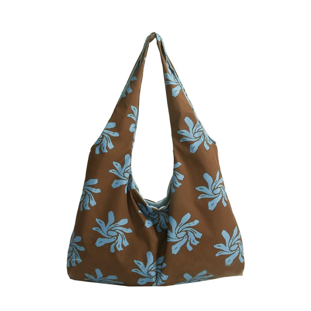 

Cloth Canvas Shoulder Bag Flower Lazy Style Messenger Bag Vintage Orchid Vest Bag Outdoor коричневый