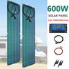 Kit Panou Solar Flexibil 300W 600W Încărcător Baterie 12V Sistem Solar Monocristalin pentru Power Bank Camping Yacht Mașină RV Barcă