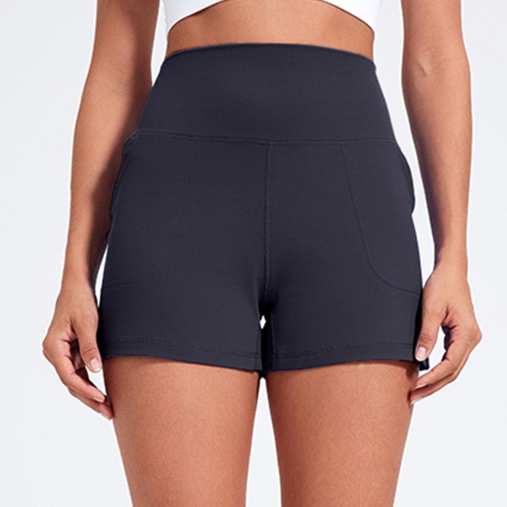 Women's High Waist Bare Feel Yoga & Running Shorts