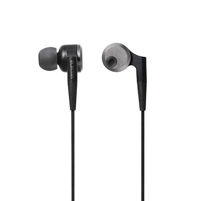 Elecom Stereo-Kopfhörer, In-Ear, 10-mm-Treiber, Tiefer Bass, GrandBass, Schwarz, EHP-GB100ABK